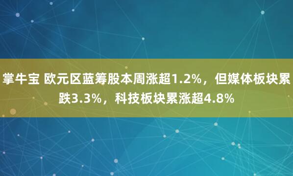 掌牛宝 欧元区蓝筹股本周涨超1.2%，但媒体板块累跌3.3%，科技板块累涨超4.8%