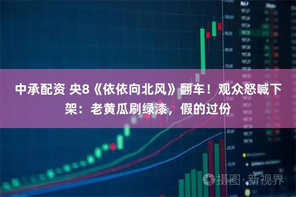 中承配资 央8《依依向北风》翻车！观众怒喊下架：老黄瓜刷绿漆，假的过份