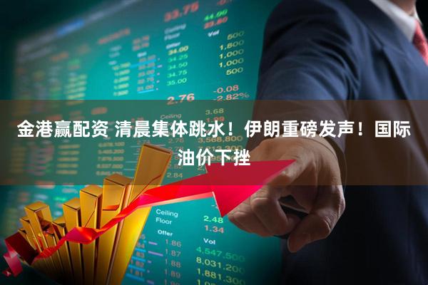 金港赢配资 清晨集体跳水！伊朗重磅发声！国际油价下挫